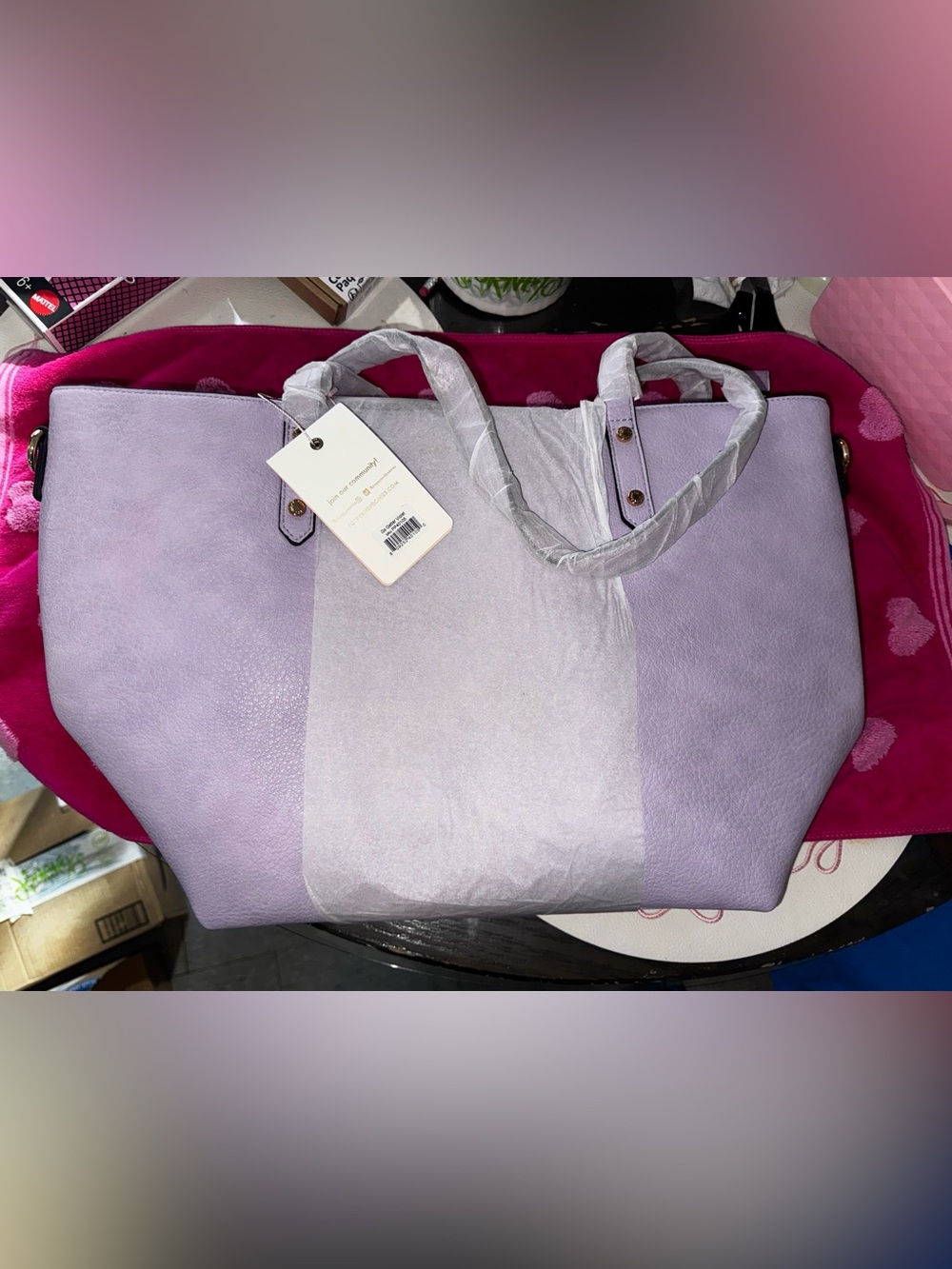 Poppyโs and peonies go getter tote